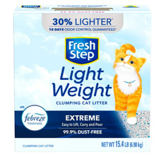 Lightweight Extreme Scented Litter with Febreze, Clumping Cat Litter, 15.4 lb