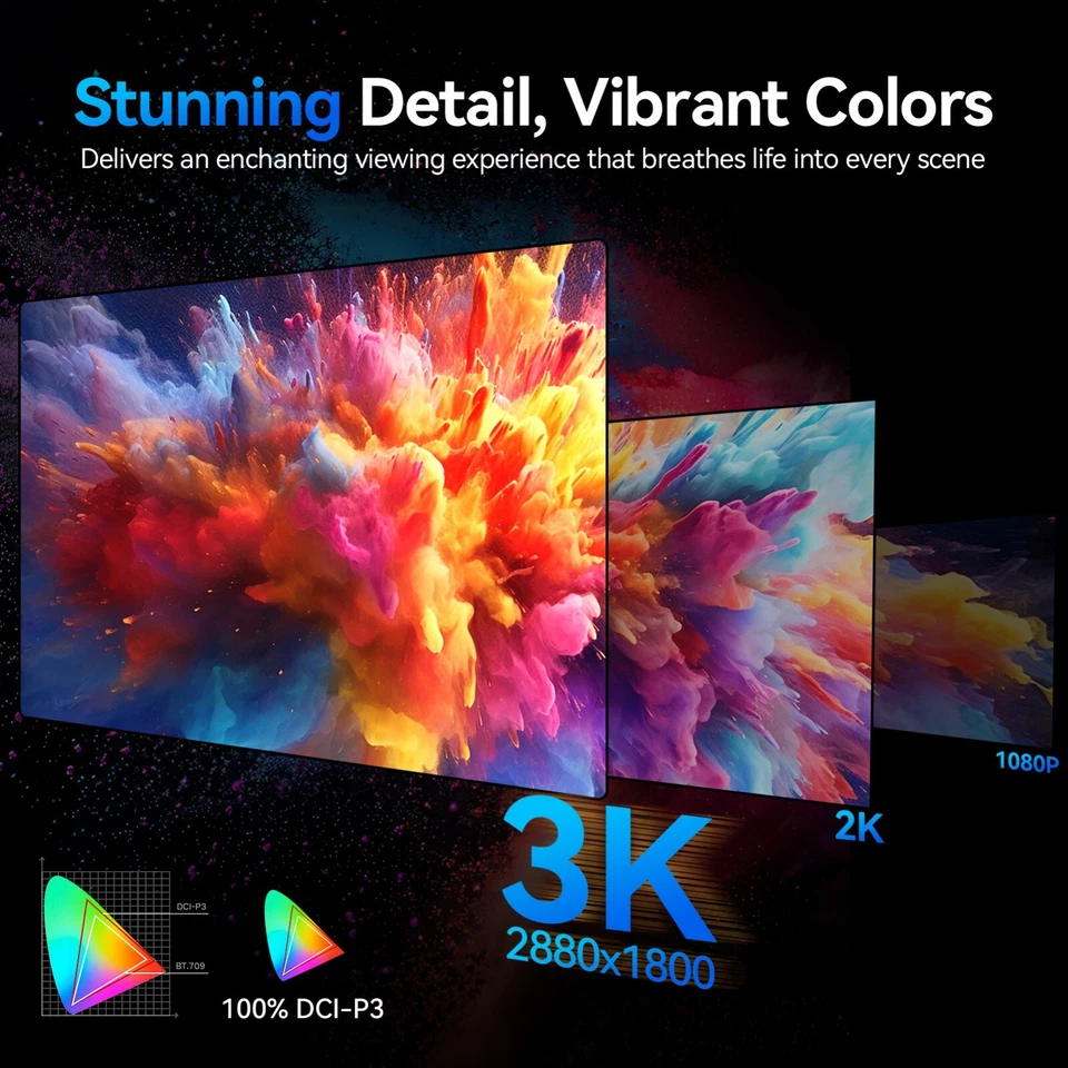 Used | 16” Portable Monitor OLED 120Hz Gaming Monitor 2880x1800 100% DCI-P3 - image 4 of 4