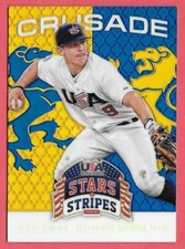 2015 Blake Trahan Panini USA Stars and Stripes Crusade Rookie - Cincinnati Reds