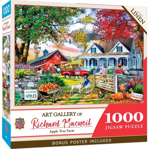 MASTERPIECES - Art Gallery - Apple Tree Farm 1000 Piece Jigsaw Puzzle (72166) - 第 1/5 張圖片