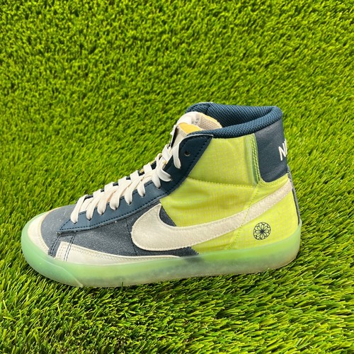 Nike Blazer Mid 77 Boys Size 7Y Blue Athletic Running Walking Shoes Sneakers - Picture 3 of 8