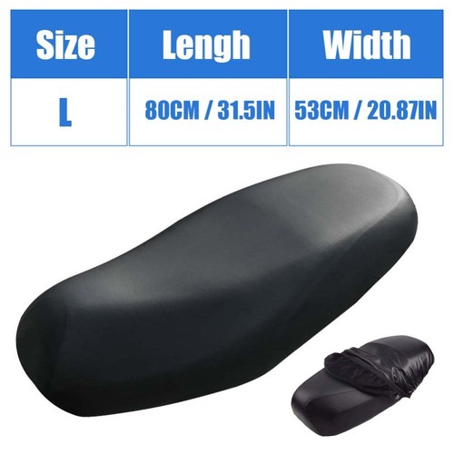 Universal Waterproof Dust-proof Seat Cushion Cover Fit For Motorcycle 80x53cm - Picture 5 of 7