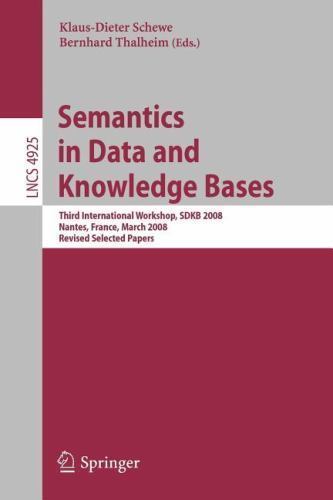Lecture Notes in Computer Science Ser.: Semantics in Data and Knowledge ...