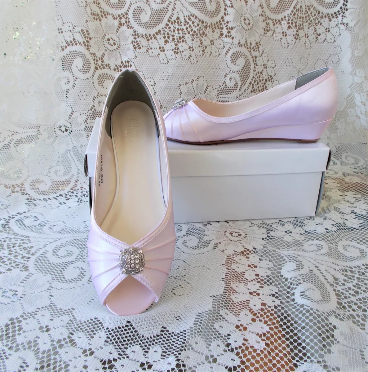 Soft pink hotsell wedges