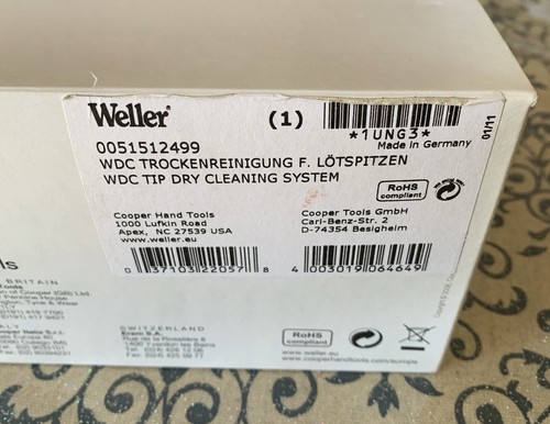 O Weller Porta saldatore WDC Dry Cleaner T0051512499 PortaSaldatore Stagno Fluke - Foto 4 di 4