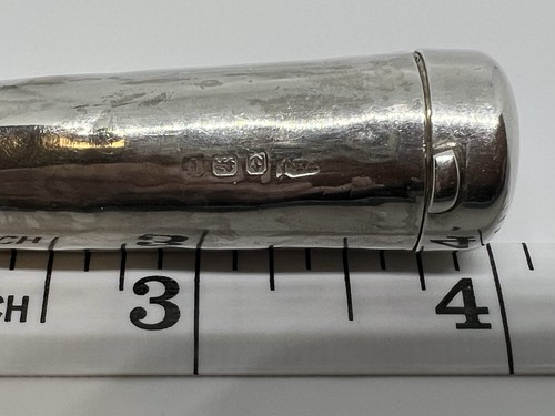 Victorian/Edwardian Sterling Silver Pin Case with Birmingham Assay Marks 1880s