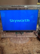 SKYWORTH 13" Retro Gaming Television Clear Jail Prison TV LED FHD NO SPEAKERS