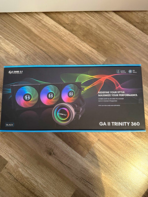 Lian Li GA II Trinity 360 ARGB AIO CPU-Flüssigkeitskühler 360mm Schwarz