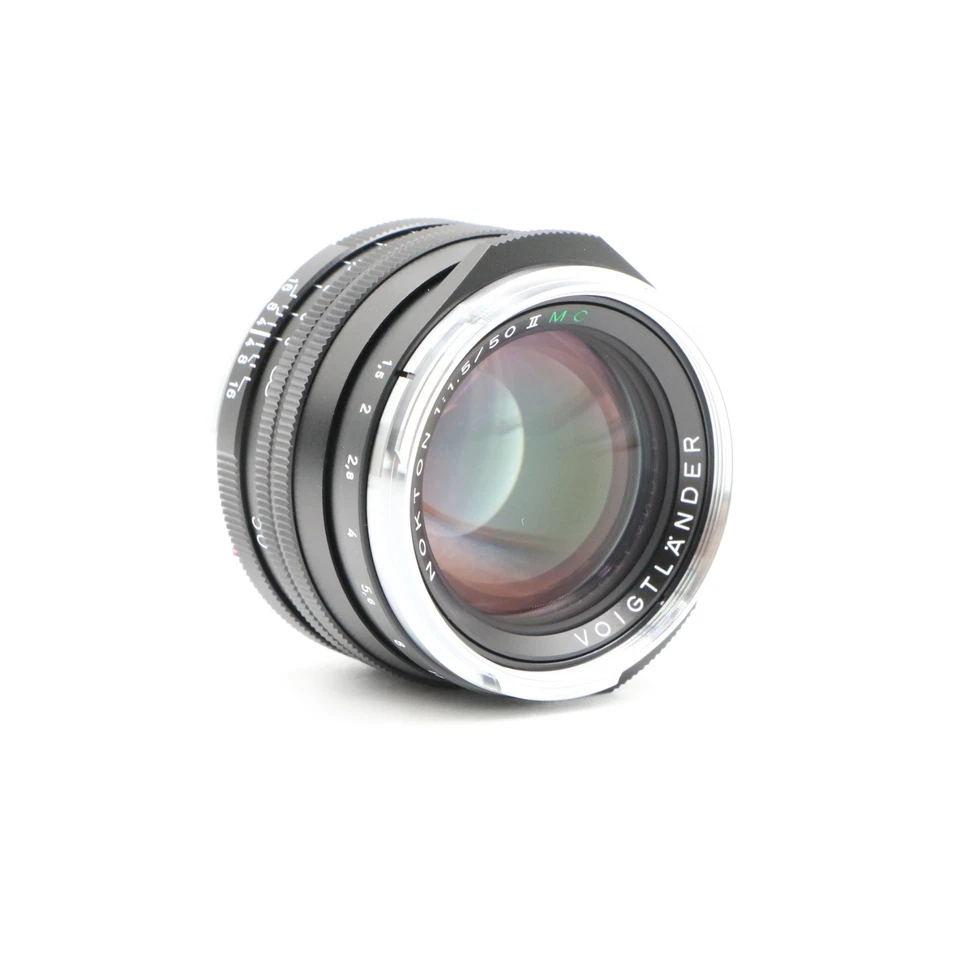 Voigtlander Nokton Vintage Line 50mm f/1.5 Aspherical II VM MC Black Leica [Top - Image 4 of 4