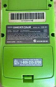 Nintendo Game Boy Color Lime Handheld System & Game TESTED  *BAD SPEAKER* CLEAN!
