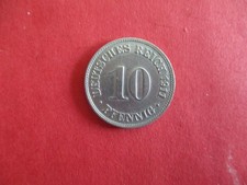🇩🇪 🇩🇪 10 Reichs-Pfennig 1911    D     Kaiser Zeit 🇩🇪 🇩🇪