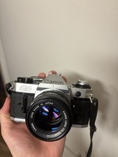 Canon AE-1 Program 35mm SLR Film Camera/188A Speedlite 50mm F1.8 Lens Tested