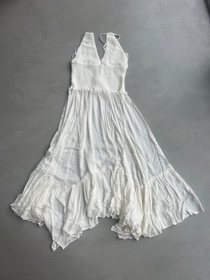 Free People Fun In The Sun Maxikleid. Weiß. Groß. UVP 108£. Neu mit Etikett.