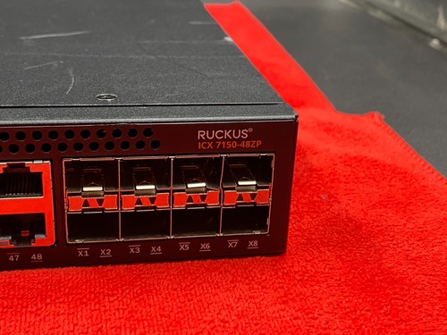 RUCKUS ICX7150-48ZP-E2X10G 16x 1G RJ45/2.5G PoH ports, 32x 1G RJ45 PoE+ 2x SFP+ - Picture 8 of 19