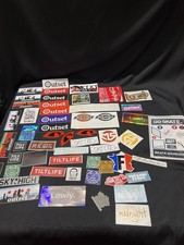 A lot of skateboarding and alternative stickers