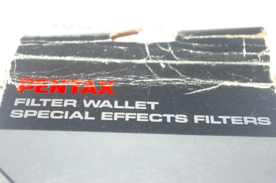 Pentax NEW old stock FILTER WALLET 4 21/2X21/2 FILTERS POLARIZER GRAD SOFT SPOT - Image 2 of 2