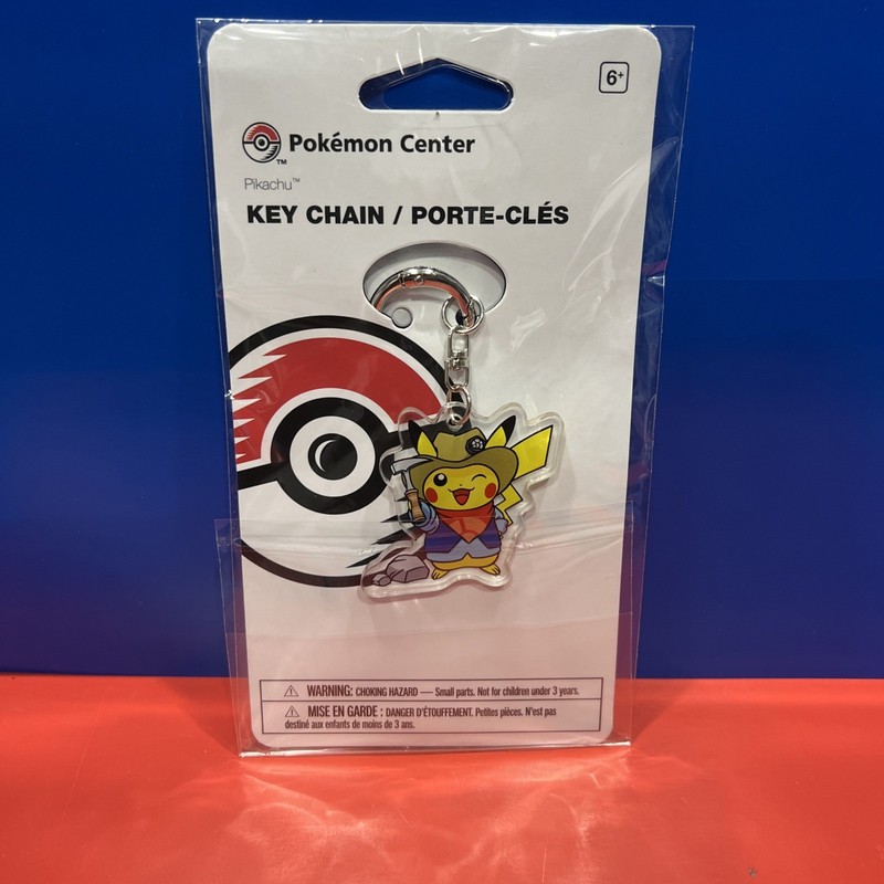 Pokémon Fossil ChicagoField Museum Excavator Pikachu Key Chain