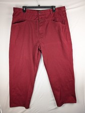 Vintage Marithe Francois Girbaud Jeans Size 44x30 Red Denim Y2K Hip Hop
