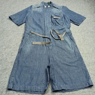 G-Star Raw Damen Denim Overall GRÖSSE S Blau Jeans Arbeitskleidung Latzhose