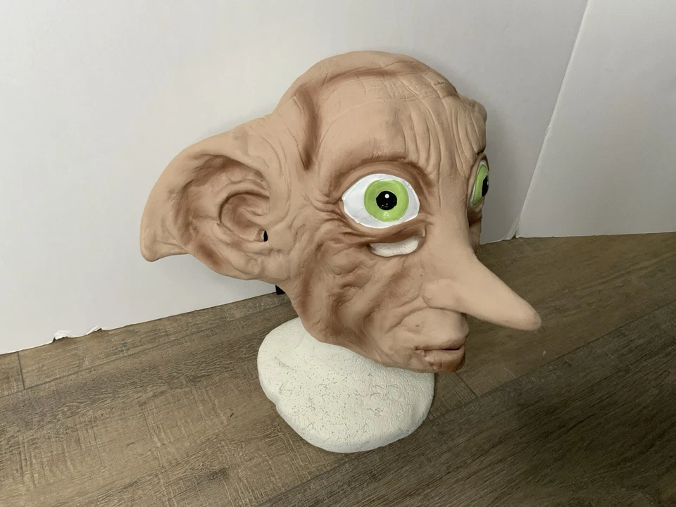 Harry Potter Halloween Mask Rubie's Dobby Vinyl Rubber Face Mask Youth Size - Image 3 of 4