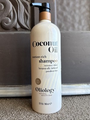 Oliology Coconut Oil Nutrient-Rich Shampoo Restores Shine Botanically Infused