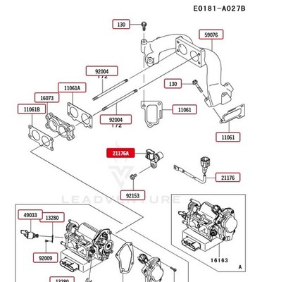 Genuine Kawasaki 21176-7002 CPS Crankshaft Rotation Sensor FXT00V