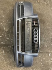 Genuine AUDI A4 B7 S-Line Complete Front Bumper Fogs - LY7H / Silver - 8E0807105