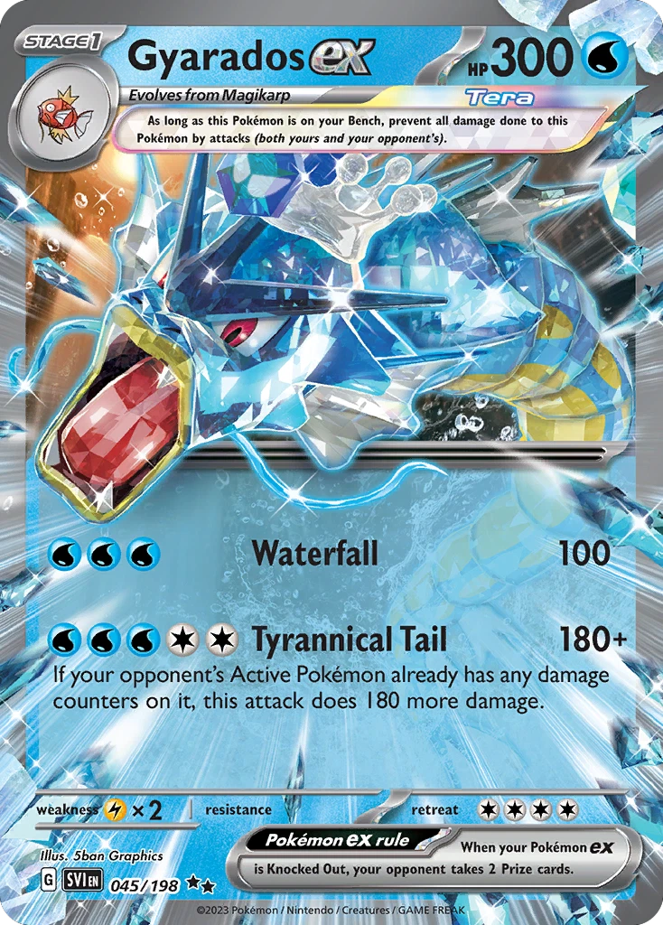 Gyarados ex Pokémon TCG Cards for sale