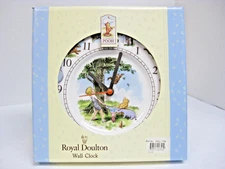 NEW ROYAL DOULTON WALL CLOCK DISNEY WINNIE THE POOH AND FRIENDS SAVING TIGGER