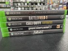 J4 Lot Of 5 Xbox One Games - Batman, Battlefield 1, Call Of Duty, GTA, Fallout