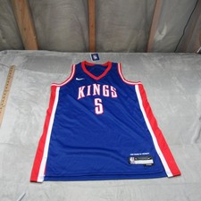 Sacramento Kings Jersey Mens XL Nike NBA Blue DeAaron Fox 5 Basketball $100 NWD