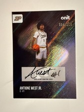 2025-26 ONIT Purdue Boilermakers Base Autograph #S-1 ANTIONE WEST JR.  94/110