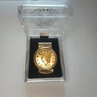 Kellogg & Co Replica 1854 Liberty Head Gold Coin Money Clip With Case Vintage