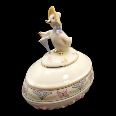 The 2006 Darling Duck Easter Egg Easter 2006 Limited Edition Trinket Box Lenox
