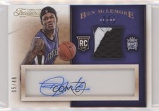 2013 Panini Timeless Treasures Rookie Jersey Prime 5/49 Ben McLemore Auto RC r7o