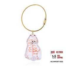 Pet Memorial Gifts for Cats Dogs Fur Keepsake Keychain Dog Cat Hair Color 4