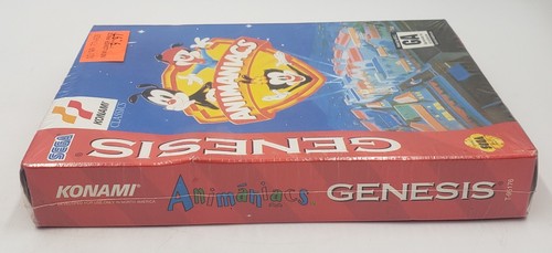 NEW FACTORY SEALED ANIMANIACS SEGA GENESIS VIDEO GAME CIB COMPLETE CARDBOARD BOX - Picture 4 of 6