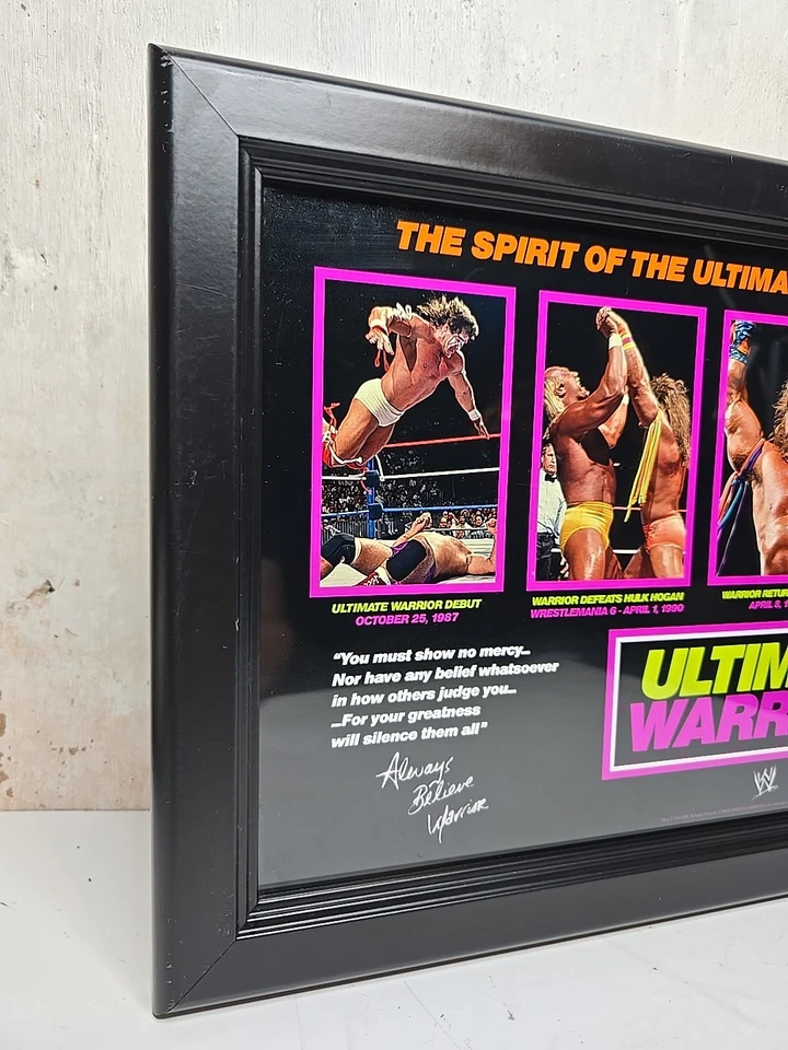Placa Ultimate Warrior Evolution of a Hall of Famer Hulk Hogan 2014 Wwe Wwf Foto 2 de 4
