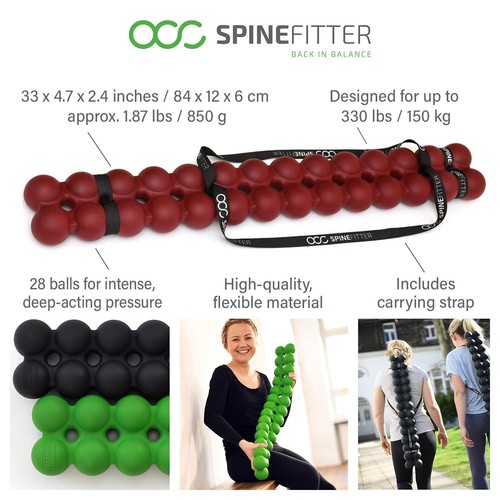 SPINEFITTER by SISSEL Purple Red | Massage Device for Back & Balance | Back T... - Picture 4 of 9