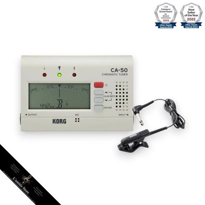KORG CA-50 + Kontaktmikrofon CM-300-BK Set Chromatisches Tuner Kompakt Japan Neu