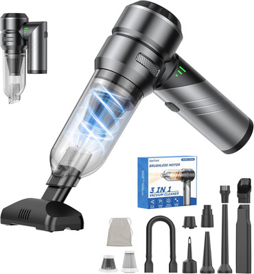 Car Vacuum Portable Cordless with 18000Pa Suction, 4 in 1 Air Duster & Mini Vacu