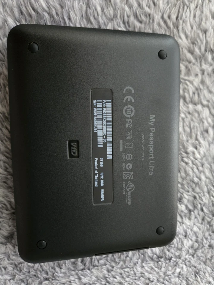 WD My Passport Ultra 2TB Portable External Hard Drive W/Case, USB 3.0/2.0, Red - Image 2 of 4