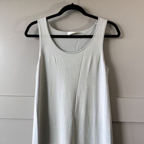 Anteprima Vestito Donna Medio 40 Grigio Senza Maniche Italia Bodycon Traccia Minimalista - Foto 3 di 12
