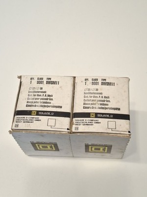 Square D 9001 Type DWSM Series A