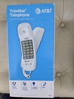 Vtg At&T 210 White Wall/Desk Telephone TouchTone Trimline Land Line Brand New