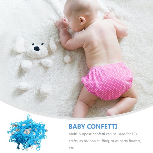 3 Bustine Confetti Per Battesimo Piccolo Bambino Confetti Decorativi Baby Party - Foto 10 di 12
