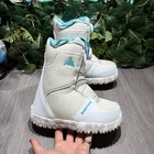 Burton Grom Boa Snowboard Boots White And Blue Kids 3 K