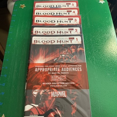 Blood Hunt (2024) Red Band Complete Series #1-5 Sealed NM+ Marvel Comics