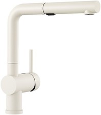 Blanco 526366 Linus 1.5 GPM 1 Hole Pull Out Kitchen Faucet - White