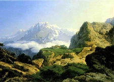 perfect 36x24 oil painting handpainted on canvas "Landscape"N8319